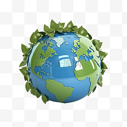 地球未来图片_拯救地球 3d 插图
