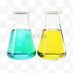 化学实验用烧瓶混合元件