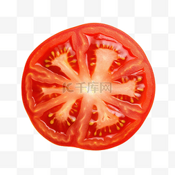 水果蔬菜透明素材图片_番茄水果片