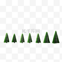 绿色雪花背景图片_绿色孤立背景上的圣诞树线