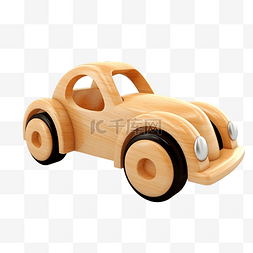 汽车租车图片_3D汽车木制玩具