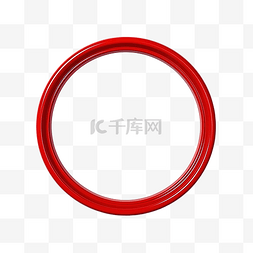圆形框架图片_长方形红色圆形框架