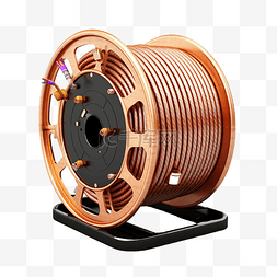 安装3d图片_电缆线圈电缆卷筒工业软管卷盘铜