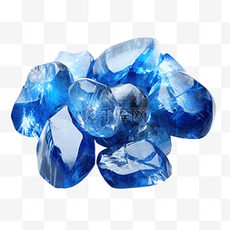 水彩蓝宝石图片_蓝宝石 治愈水晶 灵石 宝石