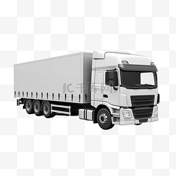 卡车运输 3d 图