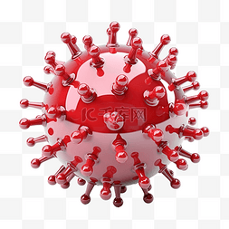 流感背景图片_3d 病毒分离