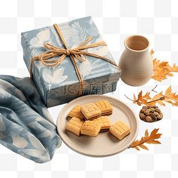 塑料包裝图片_带厨房用具的季节性礼品盒