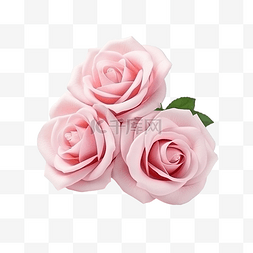 粉红玫瑰花为爱情婚礼和情人节而