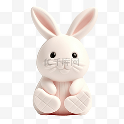 复活节锦葵兔子
