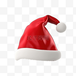 圣诞老人圣诞助手帽子新年无背景