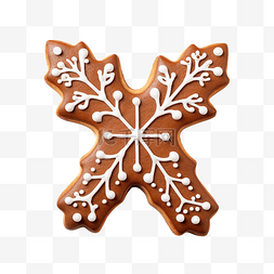 聚焦框图片_鹿和雪花形状的圣诞饼干