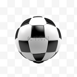 旋转的足球图片_3D 渲染顺序黑白足球旋转透视图