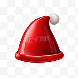 红色圣诞帽子剪贴画矢量