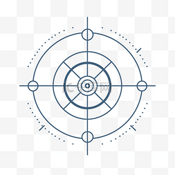 白色神圣背景图片_前面显示目标圆圈的图标 向量