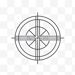 带箭头的指南针和带有指南针徽标