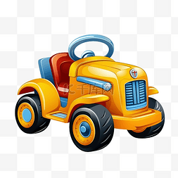 玩具车蓝色图片_儿童玩具车png插图