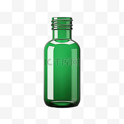 白色塑料药瓶图片_绿色药瓶3D建模