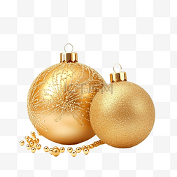 金色之夜图片_美丽的金色闪闪发光的圣诞装饰，