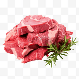切肉图片_新鲜的肉块