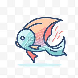鱼的插图图片_卡通鱼的插图 向量