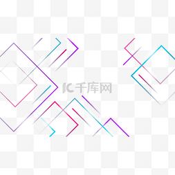 几何图形背景素材图片_几何霓虹灯背景抽象