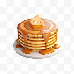 现金字图片_pancakeswap 蛋糕徽章加密 3d 渲染