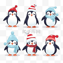 圣诞企鹅角色