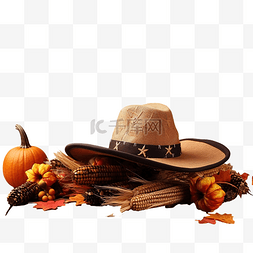 钉子背景图片_感恩节快乐，戴着朝圣帽和木桌上