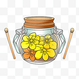 蜂蜜一罐蜂蜜图片_一罐蜂蜜儿童涂色书，附有颜色样