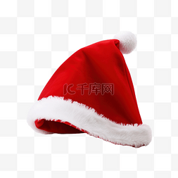 圣诞老人头饰图片_紅色聖誕帽