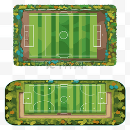 足球場剪貼畫 向量