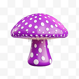 外国医生点赞图片_带点的紫色蘑菇