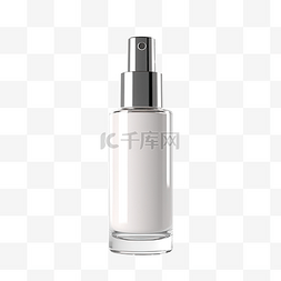 化妆品血清瓶 3d 渲染