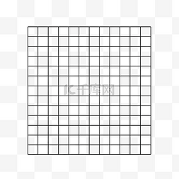 盒子正方形图片_网格线元素