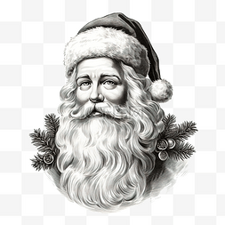 圣诞节老人图标图片_父亲圣诞节圣诞老人雕刻