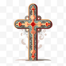 十字架装饰图片_宗教十字架 向量