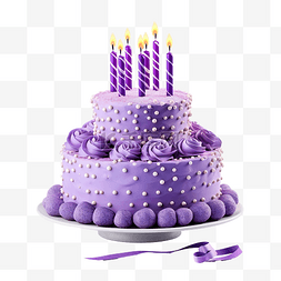 紫色磨砂图片_紫色生日蛋糕