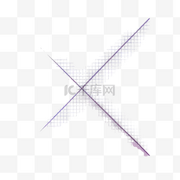 改进箭头图片_孤立的紫色箭头方格纸
