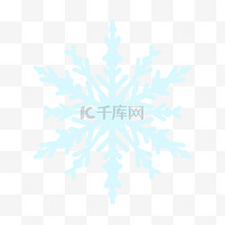 蓝色对称图案图片_雪花纹理对称蓝色冰雪