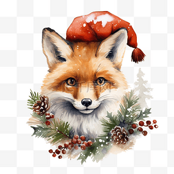 狐狸圣诞快乐