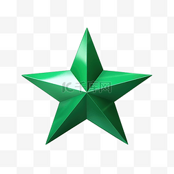 绿色星星 PNG
