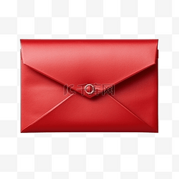 打开的白色信封图片_打开与样机剪切路径隔离的红包
