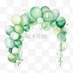 装饰氛围气球图片_写实气球氛围元素立体免抠图案