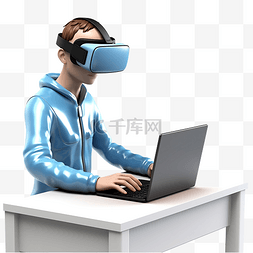 虚拟现实游戏图片_3D角色元宇宙虚拟工作