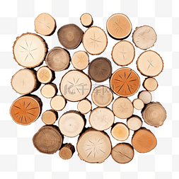 堆叠木材图片_木柴或绳木