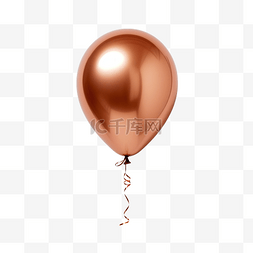 铜金属派对气球