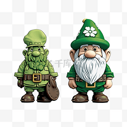 圣诞绿帽子图片_戴着绿帽子的侏儒 绿帽子和上面
