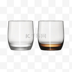 威士忌酒杯图片_葡萄酒和威士忌酒杯 现实玻璃 ai 