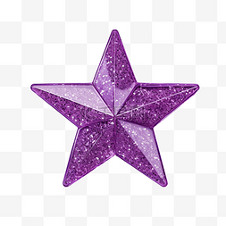 紫色发光星星图片_紫罗兰色星星闪光概述