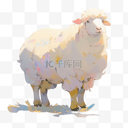 羊動物插畫